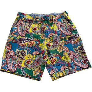 Polo Golf Ralph Lauren Shorts Mens 34 Paisley Colorful Print Casual Golf Preppy